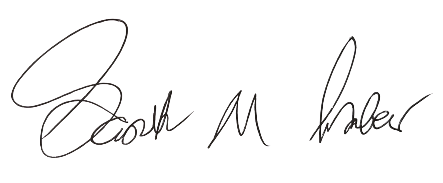 Scott Haber's signature